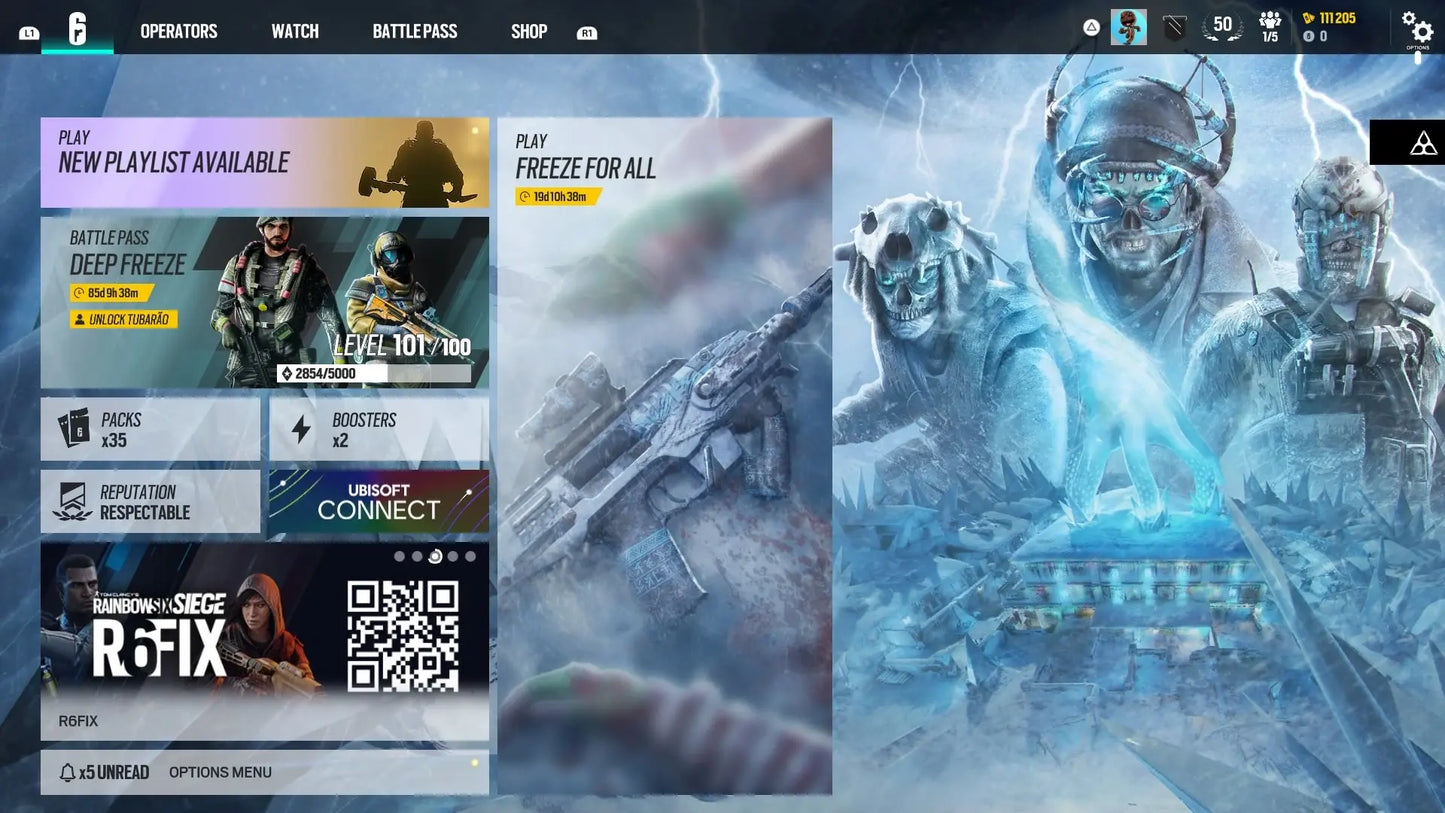 💥 LIMITED OFFER! Level 50 🔥 22 Alpha Packs & 111,000 Renown 💥 Ranked Ready 💥 Linkable to UPLAY, Steam, Xbox, PSN 💥 Full Access