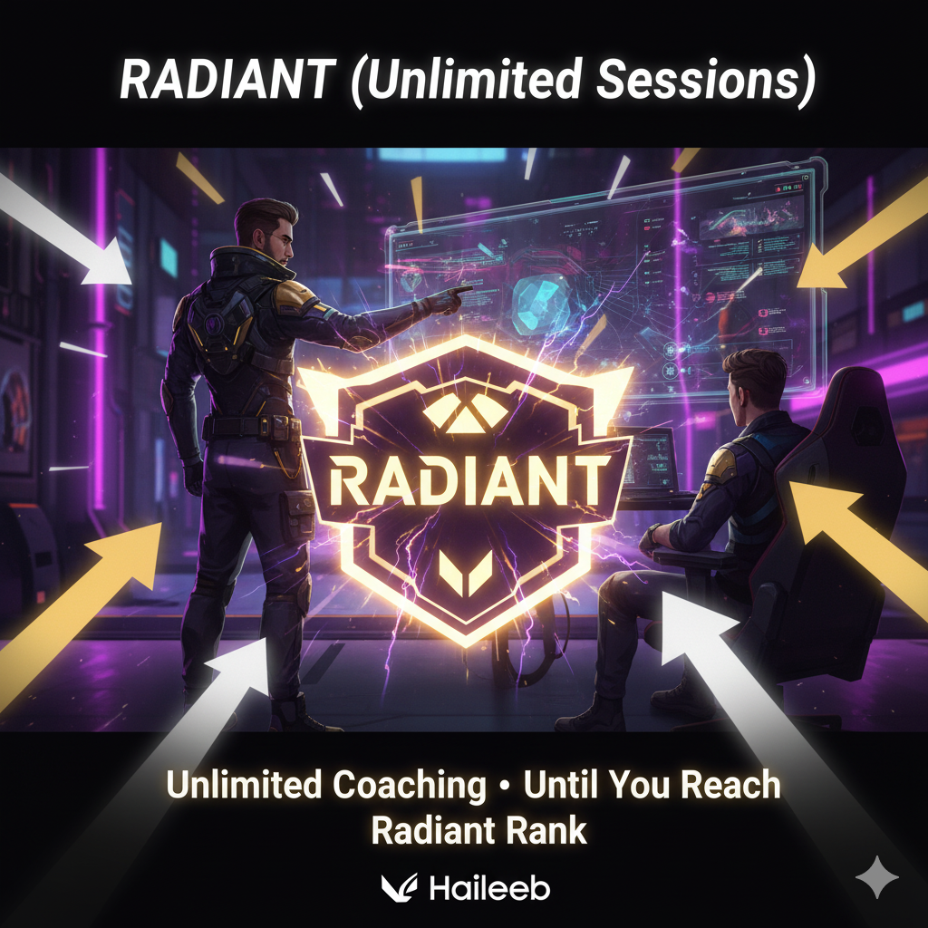 RADIANT (Unlimited Sessions) | Unlimited Coaching Sessions Until You Reach Radiant Rank