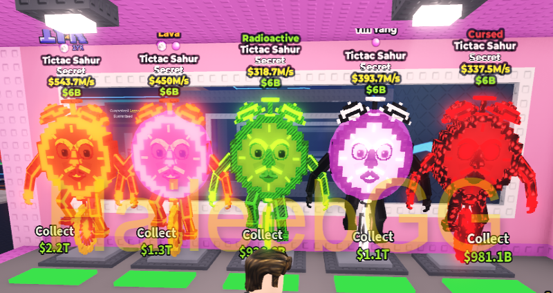 ⏱️COLORED / MUTATION ⏱️ TICTAC SAHUR 300M/s - 700M/s 💫 FREE SECRET LUCKY BLOCK