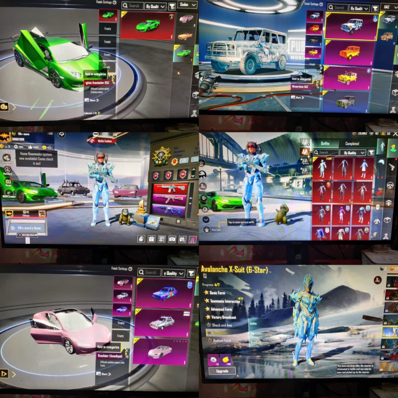 M416 GLACIER MAX | LAMBORGHINI + TESLA | AVALANCHE 4โ
X-SUIT | 90 MYTHIC FASHION | | 19 GUN LABS | #V9P3M6L