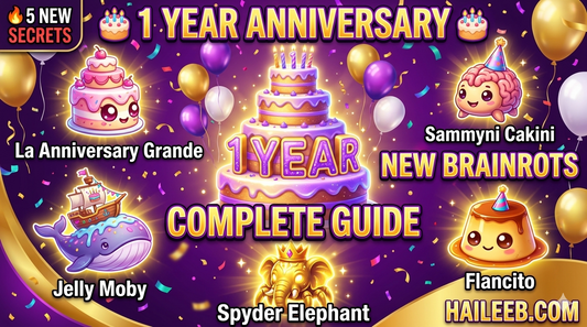 Steal a Brainrot 1 Year Anniversary Update 2026
