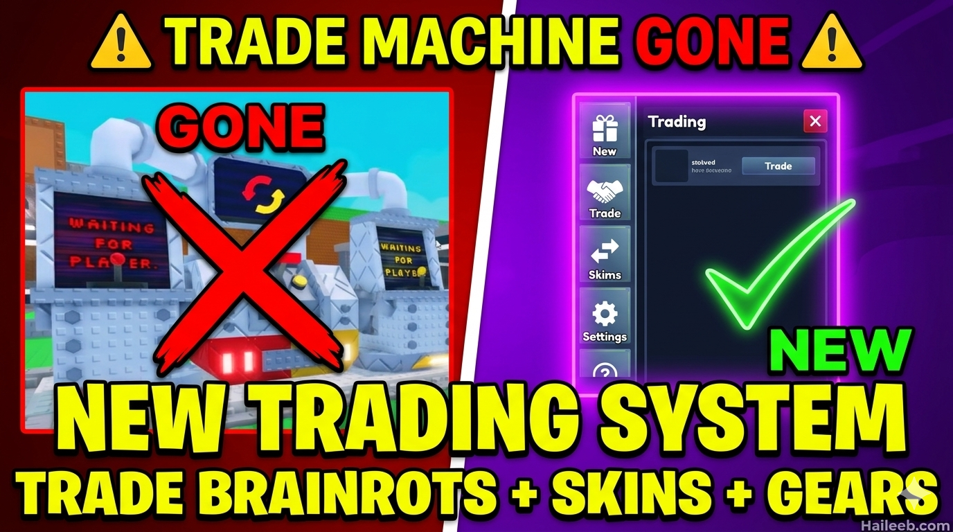 Steal a Brainrot new trading system – No More Trade Machine