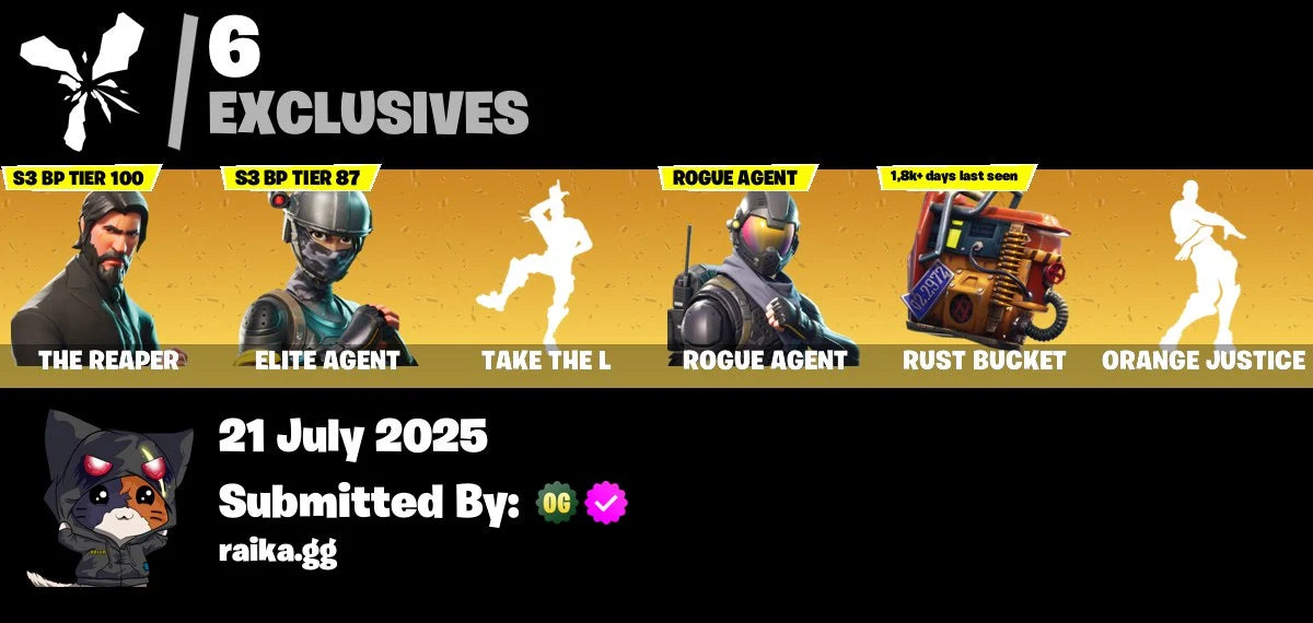 ⭐[PC/PSN/XBOX] 26 skins | The Reaper | Elite Agent | Take The L | Rogue Agent | Carbide | Drift | Dark Voyager | Calamity | Valor | Sun Strider | Battlehawk | 350 VB