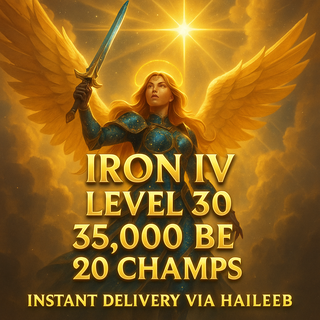 📌 EUW Iron 4 Starter | 🧵 20 Champs Unlocked | 🔍 Level 30 Milestone | 🎟️ 40K BE Wallet | 🔏 Total Account Access | 🐚 Unverified Email | ⚡ Live Delivery #7tLLfn