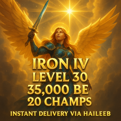 📌 EUW Iron 4 Starter | 🧵 20 Champs Unlocked | 🔍 Level 30 Milestone | 🎟️ 40K BE Wallet | 🔏 Total Account Access | 🐚 Unverified Email | ⚡ Live Delivery #7tLLfn