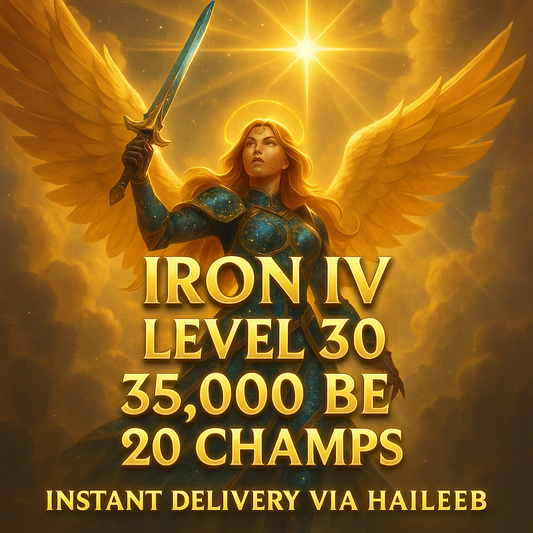 📌 EUW Iron 4 Starter | 🧵 20 Champs Unlocked | 🔍 Level 30 Milestone | 🎟️ 40K BE Wallet | 🔏 Total Account Access | 🐚 Unverified Email | ⚡ Live Delivery #7tLLfn