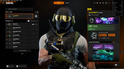 🔥 BO6 EVERYTHING UNLOCKED 🔥 Dark Matter + Nebula + Abyss 🌌 Prestige Legend 🌌 Level 1000 🌌 All Guns Maxed 🌌 2000+ Camos 🎨 Season 3 & 4 Battle Passes Purchased 💎 All Pictures Attached 🎁 Full Access 🔗 Linkable to: Steam , Battle.net, PSN, Xbox 🕹️ #avKRqu