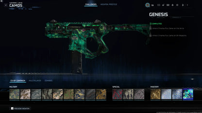 BO7 Genesis Camo Hand Unlock Service (Final Campaign Mastery) | Moonstone , Chroma Flux l 100% Safe