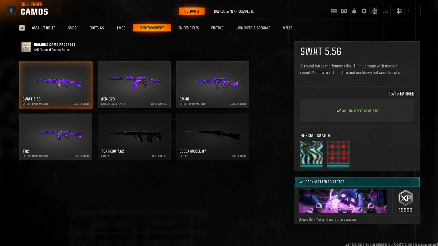 🔥 BO6 EVERYTHING UNLOCKED 🔥 Dark Matter + Nebula + Abyss 🌌 Prestige Legend 🌌 Level 1000 🌌 All Guns Maxed 🌌 2000+ Camos 🎨 Season 3 & 4 Battle Passes Purchased 💎 All Pictures Attached 🎁 Full Access 🔗 Linkable to: Steam , Battle.net, PSN, Xbox 🕹️ #avKRqu
