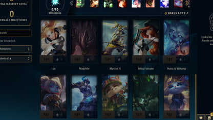 🧩 Ranked Iron IV EUW | 🦠 20 Meta Champs | 🧬 Level 30 Progress | 🪙 40k Blue Essence | 🗃️ Full Control | 🕶️ Mail Unlinked | 🛰️ Rapid Delivery X2Y9Jv