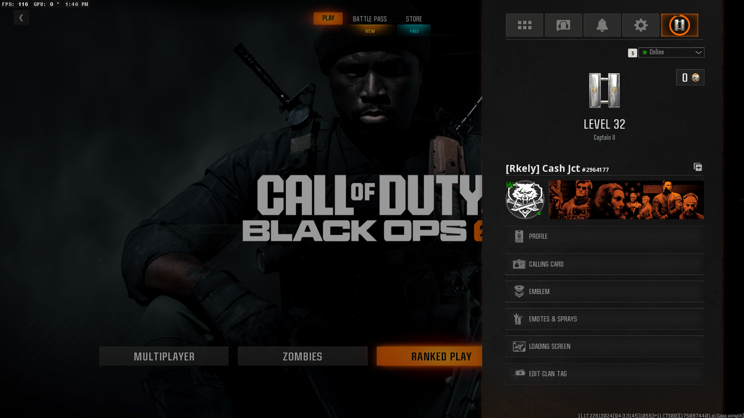 💎🔥 BO6 DIAMOND ELITE ACCOUNT 💎🔥 ⚡ SR 5404 | 🌟 SEASON 4 CHAMP 👥 18 META OPERATORS | 🏆 PRESTIGE-READY 🔗 INSTANT LINK: Steam | BNET💻 | PSN🎯 | Xbox🅇 🎮 BLACK OPS 6 #FfKD4K