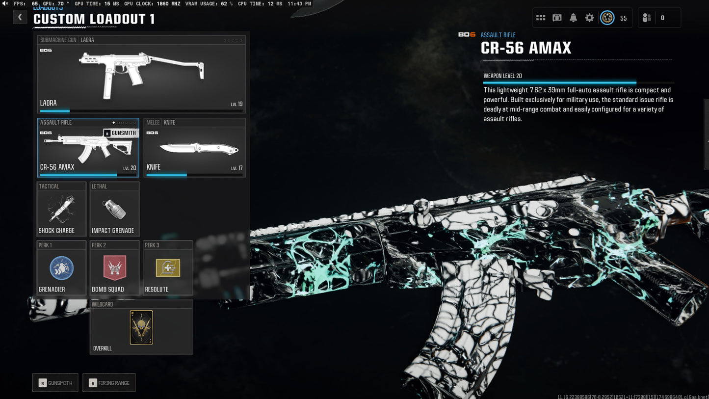 🏺 Legit Abyss Unlock (Inclu .New Guns Amax Kilo Ladra) 🔥 500 Camos 🔥 Level 55 + legitimately unlocked 🕸️ Gold Tiger ✨ King's Ransom 👁 Catalyst ✨ Gold Camos 🦾 Full access linkable to: Steam, Battle.net, PSN, Xbox 🌐 Black Ops 6 Warzone 4 BO6