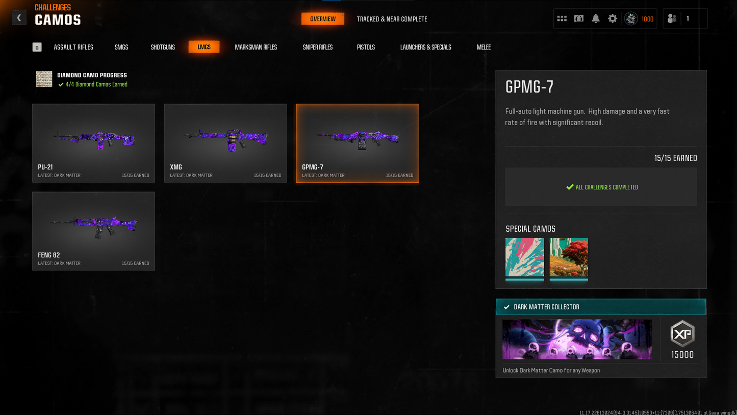 🔥 BO6 EVERYTHING UNLOCKED 🔥 Dark Matter + Nebula + Abyss 🌌 Prestige Legend 🌌 Level 1000 🌌 All Guns Maxed 🌌 2000+ Camos 🎨 Season 3 & 4 Battle Passes Purchased 💎 All Pictures Attached 🎁 Full Access 🔗 Linkable to: Steam , Battle.net, PSN, Xbox 🕹️ #avKRqu