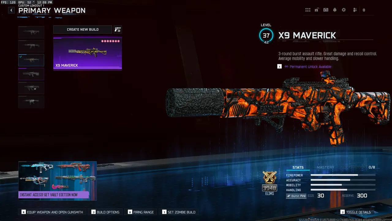 BO7 I 30 Infestation Camo Unlocked I 450+ Camos | All Guns Unlocked | Prestige 1 | Level 55 | Linkable: Steam / Battle.net / PS / Xbox | Full Access (No Restrictions / No Bans) |