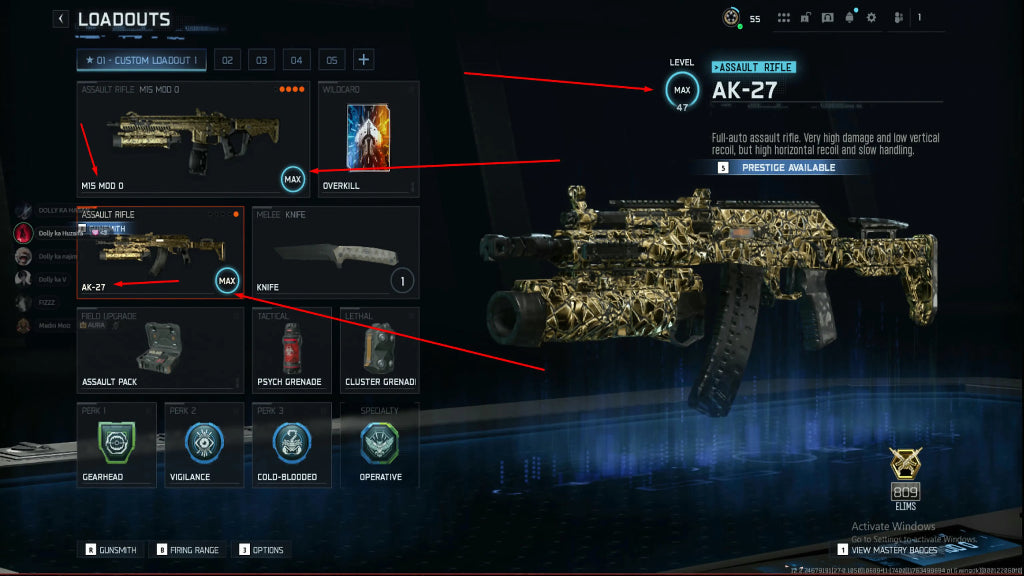 BO7 Guns Maxed