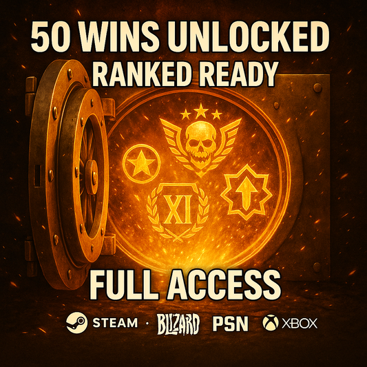 🎮 GAMER’S PICK – 🌐 BO6 🌐 | ⚡ 50 Wins Finished | 🏅 50 Multiplayer Wins | 🔧 Rank Ready | 📝 Customizable Access | 🎮 Linkable 💻 Steam / Battle.net / PlayStation / Xbox #xg2D9U