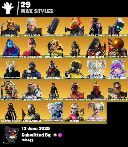 [PC/XBL/NINTENDO] 180 skins | Elite Agent | Take The L | Unchained Ramirez | Rogue Agent | Strong Guard | Renzo the Destroyer | Torin | Carbide | Dire | 500 VB