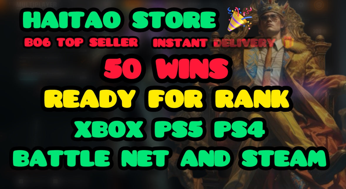 BO6 Rank Ready Account 50 Wins image 1