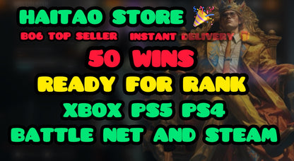 BO6 Rank Ready Account 50 Wins image 1