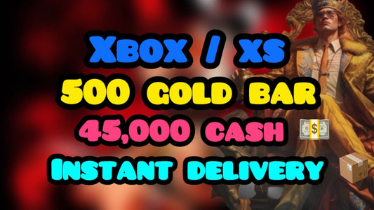 XBOX 500+ Gold Bars |✨| 45k ⸱ 50k +💵 Cash/Money ✅ Modedd RDR2 Account 🔐Full Access🌟Xbox Account⚡ Instant Delivery