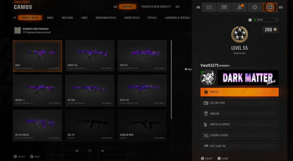 ⚡ Dark Matter 33 Unlocked Including New Guns C56 Amax, Kilo, Ladra + HDR 📊 Level 55+ 50 Wins | 💾 17 Operators | 🚀 Ranked Ready | 🔌 BO6 | 🌐 Steam • Battle.net • PSN • Xbox | ⚠️ WZ4 & BO6