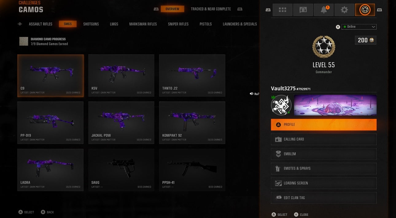 ⚡ Dark Matter 33 Unlocked Including New Guns C56 Amax, Kilo, Ladra + HDR 📊 Level 55+ 50 Wins | 💾 17 Operators | 🚀 Ranked Ready | 🔌 BO6 | 🌐 Steam • Battle.net • PSN • Xbox | ⚠️ WZ4 & BO6