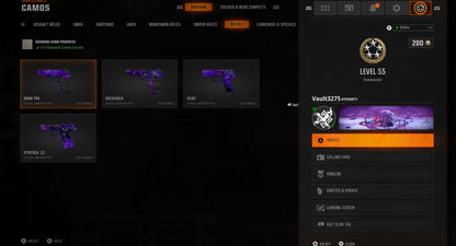 ⚡ Dark Matter 33 Unlocked Including New Guns C56 Amax, Kilo, Ladra + HDR 📊 Level 55+ 50 Wins | 💾 17 Operators | 🚀 Ranked Ready | 🔌 BO6 | 🌐 Steam • Battle.net • PSN • Xbox | ⚠️ WZ4 & BO6