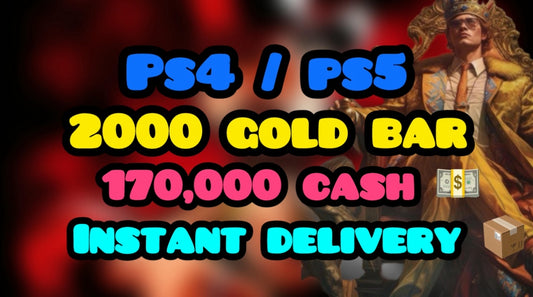 【🏆 PS4 | PS5 🏆】 2000 Gold Bars + 175,791 Cash ✔ Male ✔ Full Access ✔ Instant Delivery #Q7H4N1T
