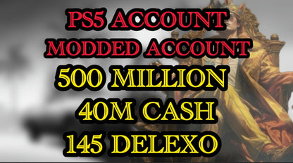 🏰 PS5 with 500 Million ( 40M Pure Cash + 145 Delexo ) | RP Rank 1-5 🏆 | Exclusive GTA 5 Online Properties 🏛️ | Instant Delivery ✈️ #V3P8M2L