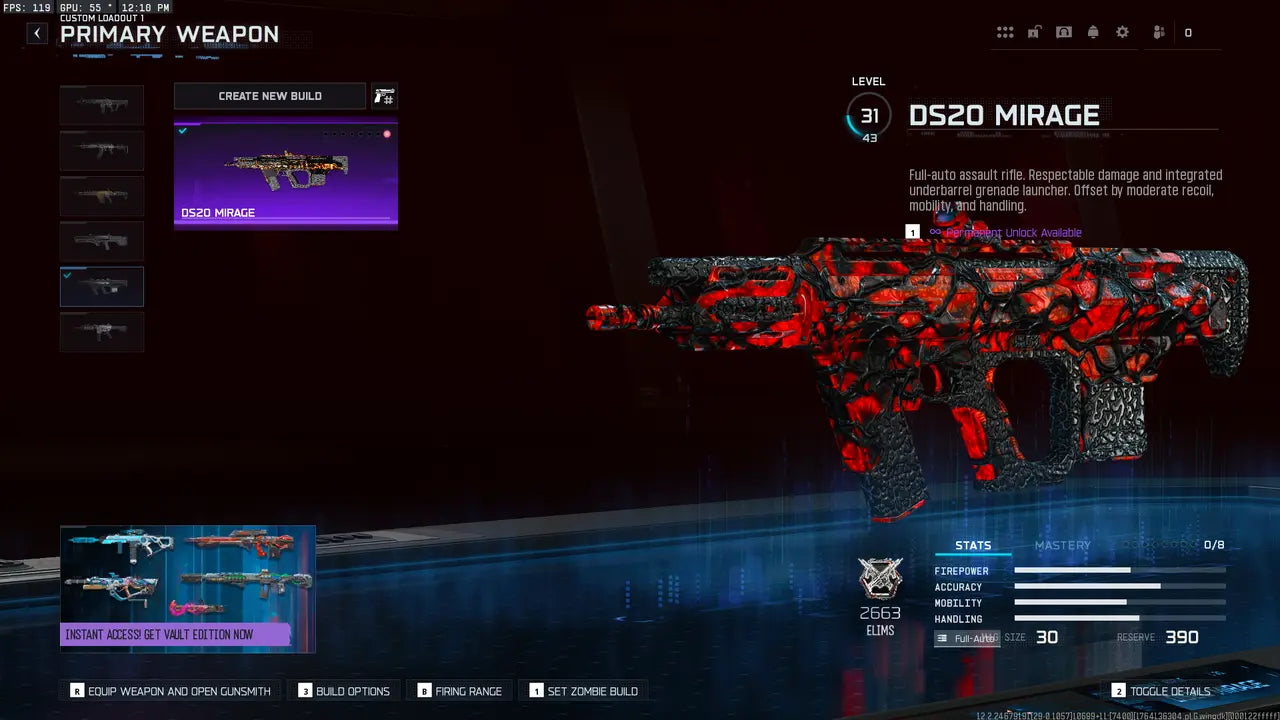 BO7 I 30 Infestation Camo Unlocked I 450+ Camos | All Guns Unlocked | Prestige 1 | Level 55 | Linkable: Steam / Battle.net / PS / Xbox | Full Access (No Restrictions / No Bans) |