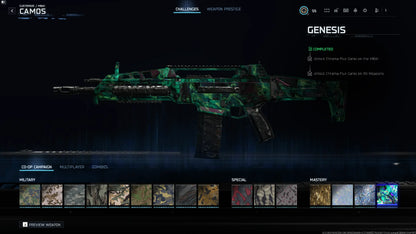 BO7 Genesis Camo Hand Unlock Service (Final Campaign Mastery) | Moonstone , Chroma Flux l 100% Safe