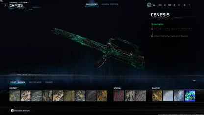 BO7 Genesis Camo Hand Unlock Service (Final Campaign Mastery) | Moonstone , Chroma Flux l 100% Safe