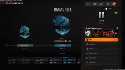 🎖️✨ BO6 DIAMOND TIER LEGEND ✨🎖️ 🚀 SR 5404 | 🏅 SEASON 4 CHAMPION 🧠 18 META OPERATORS MASTERED 💥 PRESTIGE MODE UNLOCKED 🔗 INSTANT LINK: Steam • BNET • PSN • Xbox 🎮 BLACK OPS 6 DOMINATOR #nMJxTB