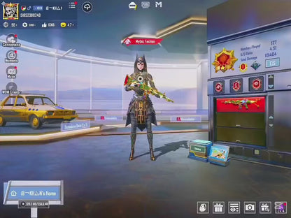 ☯️ M416 ROARING + AKM COMBO 🔥 | ANUKHRA X-SUIT STAR-2 ⭐ | M416 ROARING LVL 7 ❄️ | AKM CODEBREAKER LVL 4 🔐 | 17 X GUNLAB 💥 | BLACKSHARK DIVING SET 🌊 | KILLING MACHINE SET 💣 | 54 MYTHICS 💎 | ACCOUNT LVL 71 📈 | VIP HELMET, BAG, & VEHICLE SKINS 🏆
