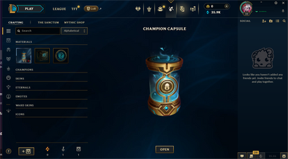 🥨 Iron IV 0% WR [ EUW ] 💲 20 Champion 💲 30 Level 💲 35k BE 💲 Full Access 💲 Unverified Mail 💲 Instant Delivery
